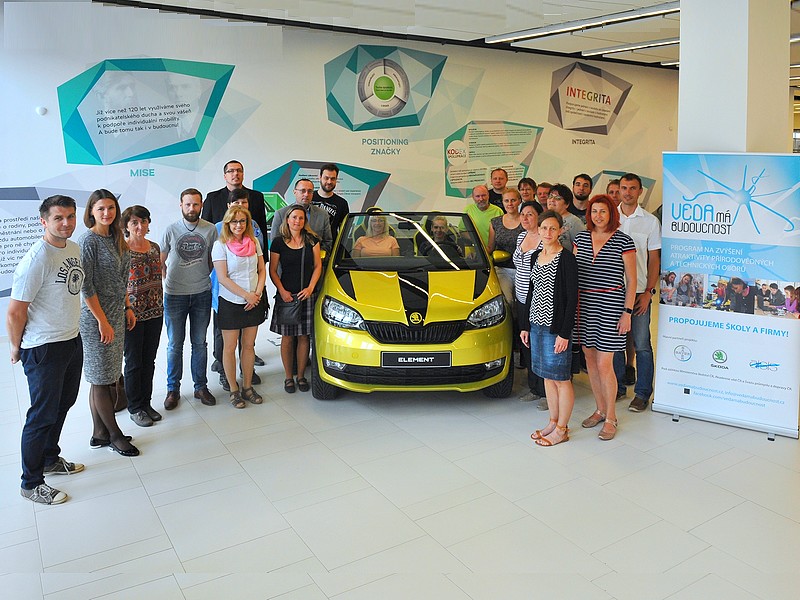 Škoda Auto podporuje projekt Věda má budoucnost